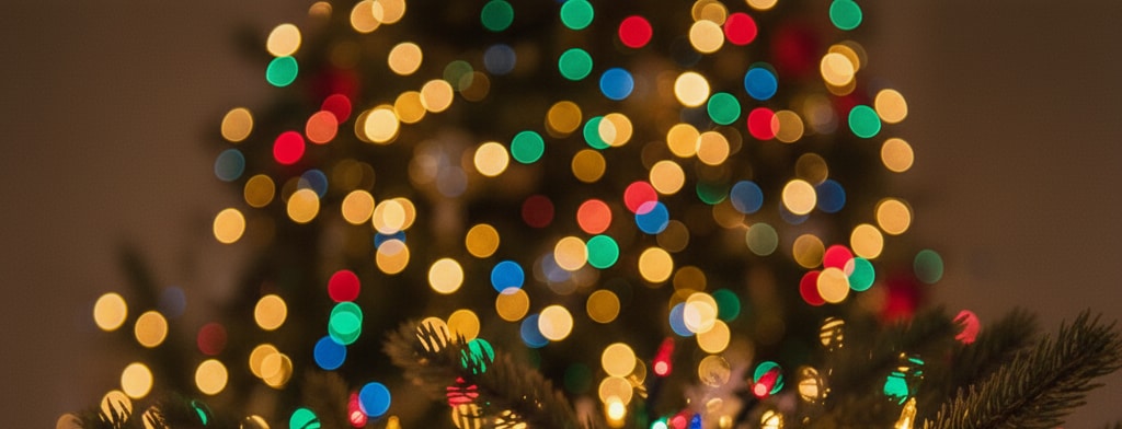 bokeh christmas lights Atlanta